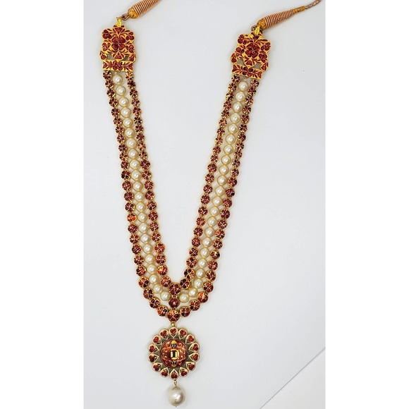 22kt Gold Indian Chokar Kundan Uncut Diamond Necklace - Picture 5 of 5